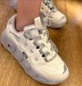 斐樂(lè )（FILA）女鞋可頌面包鞋老爹鞋運動(dòng)鞋新款厚底鞋 微白/銀器灰-WA 36 曬單實(shí)拍圖