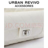 URBAN REVIVO2026春季新款女氣質(zhì)小香風(fēng)菱格雙肩背包UAWB50167+ 米白 曬單實(shí)拍圖