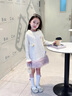 G.DUCKKIDS小黃鴨公主裙女童連衣裙春秋兒童小香風裙子秋冬女寶寶毛衣針織裙 小香風 90 建議1~2歲【 80-90cm】cm 曬單實拍圖