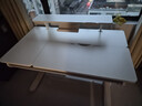 黑白調兒童A2學(xué)習桌書(shū)桌兒童桌椅實(shí)木升降桌子寫(xiě)字桌電腦桌進(jìn)口橡膠木1.2m 曬單實(shí)拍圖