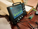 麥科信12bit高分辨率示波器MHO14-200N含電池解碼200M帶寬便攜手持4通道 曬單實(shí)拍圖