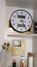 天王星自動(dòng)對時(shí)電波鐘2025新款掛鐘客廳鐘表溫濕度萬(wàn)年歷時(shí)鐘掛墻35.5cm 曬單實(shí)拍圖