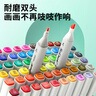 【超級爆款】touchmark馬克筆48色大容量學(xué)生畫(huà)筆套裝水彩筆美術(shù)繪畫(huà)筆雙頭油性記號筆兒童生日開(kāi)學(xué)禮物 曬單實(shí)拍圖