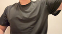 真維斯（Jeanswest）冰絲短袖T恤男夏季純色體恤衫寬松大碼運動健身半袖男士速干上衣 曬單實拍圖