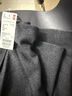 優(yōu)衣庫女裝絨面針織喇叭中裙/半身裙裙子481434 08 深灰色 S /155/64A 曬單實(shí)拍圖