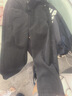 MAYBEYOND牛仔褲男秋冬季寬松直筒褲子男美式休閑闊腿長(cháng)褲M(mǎn)A74黑色L 曬單實(shí)拍圖