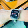 Apple/蘋(píng)果 Watch Series 10 智能手表GPS款42毫米銀色鋁金屬表殼青云色回環(huán)式運動(dòng)表帶MX1L3CH/B 曬單實(shí)拍圖