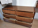 森喜言胡桃木全實(shí)木抽屜柜五斗柜收納儲物柜臥室簡(jiǎn)約現代客廳六斗櫥柜子 深胡桃色 60寬四斗柜 深45 高90 曬單實(shí)拍圖