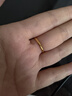 周生生 足金愛(ài)情密語(yǔ)皇冠黃金戒指開(kāi)口戒金飾品90227R計價(jià) 3.0克(含工費100元) 曬單實(shí)拍圖