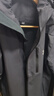 安德瑪（Under Armour）UA薄款沖鋒衣夾克男士春秋戶(hù)外連帽可拆卸帽運動(dòng)防風(fēng)登山外套 深灰色-春秋款 可拆卸帽 2XL 曬單實(shí)拍圖