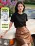班尼路（Baleno）純棉短袖女2025新款休閑寬松薄款打底衫女裝四季款內搭T恤上衣服 曬單實(shí)拍圖