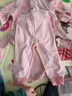 戴維貝拉（DAVE＆BELLA）兒童內(nèi)衣套裝男童睡衣寶寶女童家居服兩件套秋冬新款秋衣秋褲 粉色【現(xiàn)貨】 90 cm（建議身高80-90cm） 曬單實(shí)拍圖