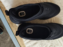 李寧SOFT GO 2丨一腳蹬男鞋透氣百搭運動(dòng)鞋低幫潮流休閑鞋 黑色(LV005男款)-1 43 曬單實(shí)拍圖