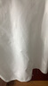百圖betu女裝2025夏季新款襯衫法式插肩泡泡袖七分袖襯衫女2503D14 白色 S 曬單實(shí)拍圖