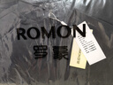 羅蒙（ROMON）棉服男士秋冬商務(wù)休閑行政夾克棉衣保暖棉襖外套男裝36JM 黑色3XL 曬單實(shí)拍圖