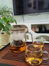 茶皇子（CHAHUANGZI）泡茶壺茶水分離飄逸杯全玻璃內膽泡茶神器辦公室泡茶家用茶具套裝 泡茶壺+4品茗杯 700ml 曬單實(shí)拍圖