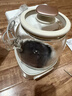 美的（Midea）花漾0膠水全玻璃全自動(dòng)養生壺 辦公室多功能煮茶壺 燒水壺恒溫電熱水壺煮茶器花茶壺1L YS10B101 曬單實(shí)拍圖