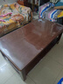零樹(shù)進(jìn)口橡膠木全實(shí)木胡桃色茶幾客廳茶桌辦公室桌子1.4m*0.6m XCJ-03 曬單實(shí)拍圖