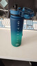 UZSPACE優(yōu)之運動(dòng)水杯男女大容量高顏值漸變杯子兒童學(xué)生上學(xué)夏季便攜水壺 海藍綠500ml 曬單實(shí)拍圖