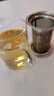 北鼎（Buydeem）茶水分離玻璃杯 辦公泡茶器具過(guò)濾杯 高硼硅泡茶杯 CD1001灰羽色 曬單實(shí)拍圖