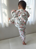 忻悅晴嬰兒衣服春秋小女孩分體套裝可愛公主款純棉寶寶家居服兒童空調(diào)服 仙境-公主款-純棉套裝 90 cm 曬單實拍圖