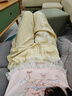 森女部落蕾絲拼接設計感短款印花短袖T恤女修身甜美風(fēng)上衣夏季 粉色（單件） 單件 S 單件 曬單實(shí)拍圖