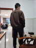潮與共美式重磅摩登復古休閑外套男秋季戰術(shù)獵裝戶(hù)外通勤工裝夾克 深卡其 L 適合130-145斤 曬單實(shí)拍圖