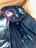 迪士尼新款男童羽絨服兒童炫彩護目鏡奧特曼帥氣洋氣中長(cháng)加厚羽絨服冬裝 黑色 140 曬單實(shí)拍圖