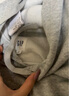 GAP男女裝2025秋季新款Logo刺繡抓絨寬松連帽衫衛衣美版795625 淺灰色 S 美碼 M亞洲碼175/92A 曬單實(shí)拍圖
