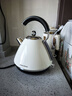 摩飛電器（Morphyrichards）電熱水壺藝術(shù)水壺 家用燒水壺 不銹鋼電熱水壺 燒水壺大容量  MR7456A 1.5L 米白 曬單實(shí)拍圖