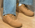 耐克男子透氣低幫運(yùn)動鞋冬季板鞋NIKE COURT VISION LOW CD5463 200亞麻/亞麻/麥黃/麻線黃 42.5 曬單實(shí)拍圖