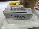 CLAISON【柏林之聲】藍牙音箱高音質(zhì)音響話(huà)筒一體自帶聲卡廣場(chǎng)舞家庭KTV套裝戶(hù)外K歌便攜式大功率低音炮 白色【雙話(huà)筒】300W丨震撼音效 曬單實(shí)拍圖