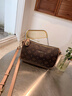 CADUNI KAISER包包女包時(shí)尚枕頭包媽媽包中年斜挎單肩生日新年禮物送女生女友 【咖色】實(shí)用走心 高檔品牌百搭氣質(zhì)休閑通勤 曬單實(shí)拍圖