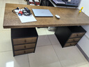奧斯彩登實(shí)木單人老板桌老師事務(wù)所辦公桌律師原木班臺學(xué)習桌帶收納柜辦公 長(cháng)160*寬60*高75*厚4.5cm 曬單實(shí)拍圖