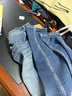 Levi's李維斯男士502經(jīng)典錐形美式復古時(shí)尚簡(jiǎn)約休閑通勤牛仔褲情侶衣櫥 水洗藍 34 (32) 曬單實(shí)拍圖