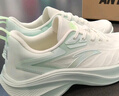 安踏葉子5丨跑步鞋女輕便緩震運動(dòng)鞋女厚底增高女跳繩鞋通勤慢跑鞋女 【葉子5】象牙白/淺曦綠/綠-1 39 (女) 曬單實(shí)拍圖