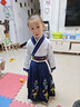 雀棲枝兒童古裝漢服國學(xué)服男童女童書(shū)童中國風(fēng)服裝小學(xué)生三字經(jīng)演出服女 升級款龍吟白藍直袖男款 160 曬單實(shí)拍圖