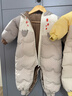 巴拉巴拉童裝嬰兒羽絨服連體衣2025寶寶冬裝加厚哈衣爬服萌趣208425120214 曬單實(shí)拍圖