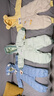 巴拉巴拉童裝嬰兒連體衣輕薄羽絨服寶寶衣服2025冬裝抱衣爬服男童女童萌趣 藍色小熊-白鴨絨 80 cm-充絨量41g 曬單實(shí)拍圖