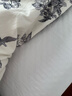 潔帛（JIEBO）100%純棉貢緞四件套A類(lèi)100支新疆長(cháng)絨棉【設計款】碎花床笠款200*230黑色 曬單實(shí)拍圖
