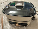 美的（Midea）電火鍋 IH飛快沸騰火鍋專(zhuān)用鍋6.5L容量火鍋電磁加熱分體多功能鍋電煮鍋3分鐘速熱HGE22BF2807 曬單實(shí)拍圖
