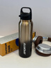 鴻迪速開(kāi)保溫杯女生男士高顏值一鍵開(kāi)蓋漸變直飲學(xué)生戶(hù)外便攜運動(dòng)水杯 黑金漸變 600ml 【直飲一鍵開(kāi)蓋】 曬單實(shí)拍圖