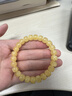曼拉玉裴波羅的海天然老蜜蠟手串女款雞油黃玉石琥珀圓珠單圈手鏈 珠徑6*8mm 曬單實(shí)拍圖