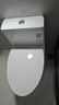 恒潔（HEGII）馬桶 家用虹吸式大沖力坐便器 速沖節水防臭 靜音降緩蓋板 包安裝 【可調坑距】抗菌釉面HC0508PT 250-410mm可調節坑距 曬單實(shí)拍圖