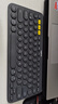 羅技（Logitech）時(shí)尚系列 K380 鍵盤(pán) 藍牙辦公鍵盤(pán) 無(wú)線(xiàn)鍵盤(pán) 女友 便攜超薄鍵盤(pán) 筆記本鍵盤(pán) 黑灰色 曬單實(shí)拍圖