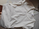 森馬（Semir）短袖t恤女短款修身圓領(lǐng)內搭25夏涼感收腰V領(lǐng)上衣辣妹109325100006 曬單實(shí)拍圖
