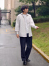 木林森男鞋休閑百搭皮鞋上班通勤一腳蹬豆豆鞋男 黑色 43 曬單實(shí)拍圖