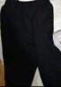 忻悅晴兒童深藍藏青色運動(dòng)褲男童女童春秋款學(xué)生深灰黑色直筒校服長(cháng)褲子 藏青色直筒  140 cm 曬單實(shí)拍圖