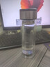 【?京東物流配送】高硼硅雙層玻璃杯大容量泡茶杯水杯子茶水分離 【雙層加厚】茶杯 350ml 1只 曬單實(shí)拍圖