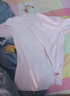 三槍童裝 60支高支長(cháng)絨棉無(wú)痕無(wú)骨男童女童兒童圓領(lǐng)內衣套裝 淺粉紅 170 -175 曬單實(shí)拍圖